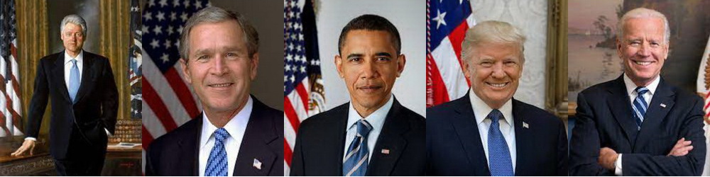 last 5 presidents photo